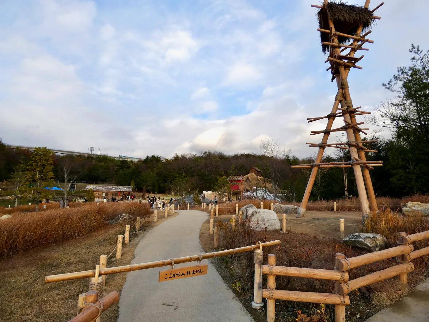 Mononoke Village area at Ghibli Park in Nagakute, Aichi